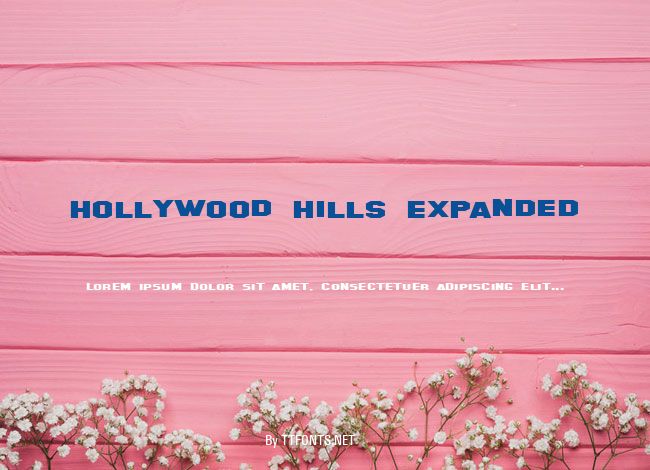 Hollywood Hills Expanded example